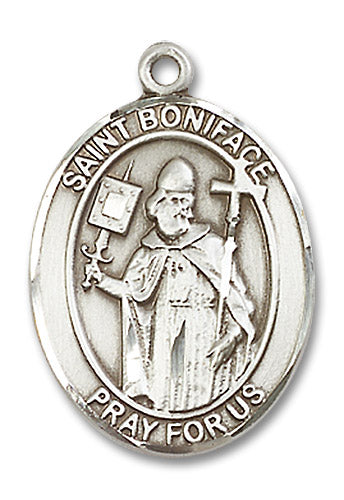 Sterling Silver Saint Boniface Pendant