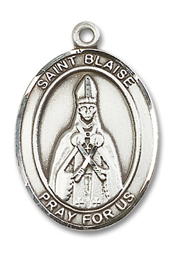 Sterling Silver Saint Blaise Pendant