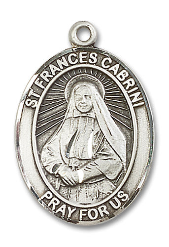 Sterling Silver Saint Frances Cabrini Pendant