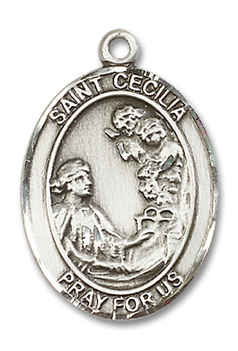 Sterling Silver Saint Cecilia Pendant