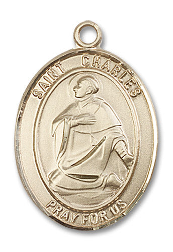14kt Gold Filled Saint Charles Borromeo Pendant