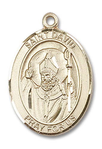 14kt Gold Saint David of Wales Medal