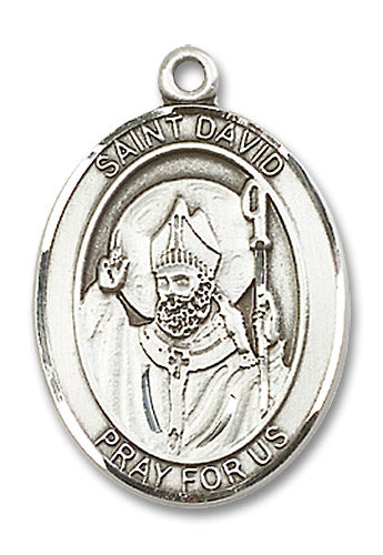 Sterling Silver Saint David of Wales Pendant