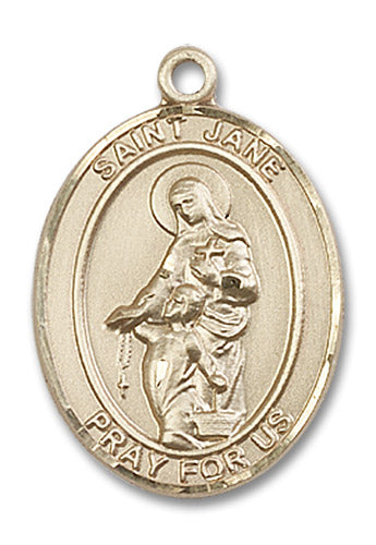 14kt Gold Saint Jane of Valois Medal