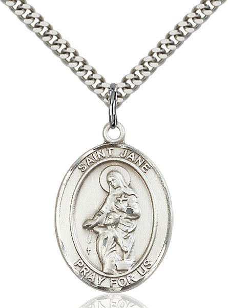 Sterling Silver Saint Jane of Valois Pendant