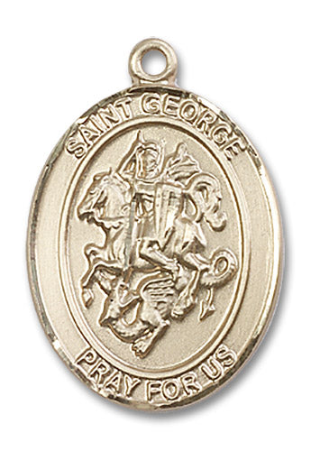 14kt Gold Filled Saint George Pendant