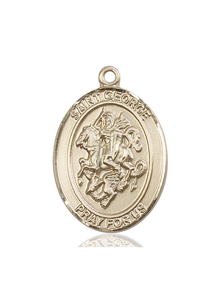 14kt Gold Saint George/Paratrooper Medal