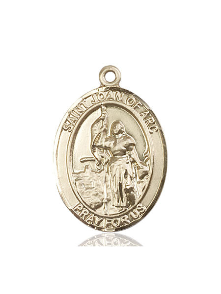 14kt Gold Saint Joan Of Arc / Army Medal