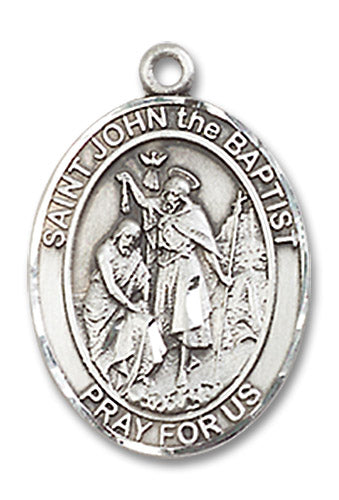 Sterling Silver Saint John the Baptist Pendant