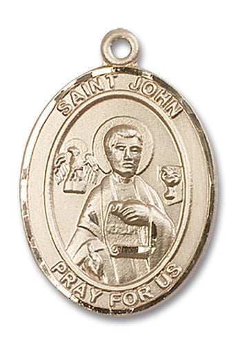 14kt Gold Saint John the Apostle Medal