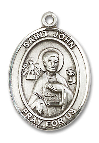 Sterling Silver Saint John the Apostle Pendant