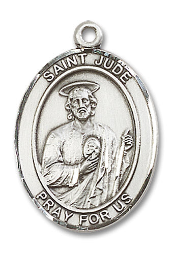 Sterling Silver Saint Jude Thaddeus Pendant