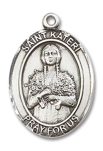 Sterling Silver Saint Kateri Pendant