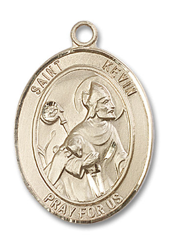 14kt Gold Filled Saint Kevin Pendant