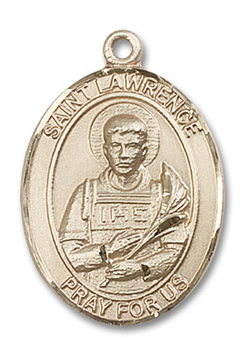 14kt Gold Filled Saint Lawrence Pendant