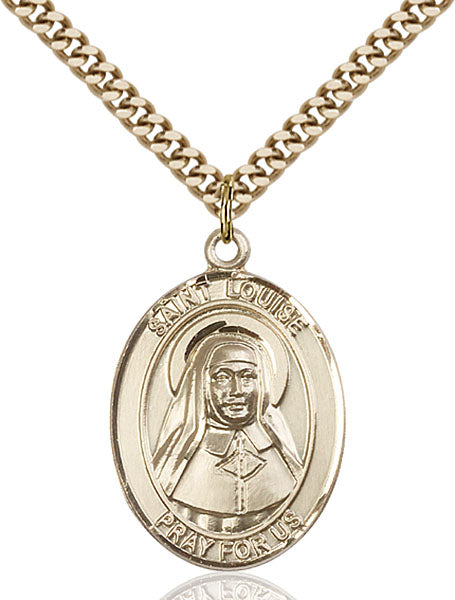 14kt Gold Filled Saint Louise de Marillac Pendant