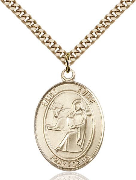 14kt Gold Filled Saint Luke the Apostle Pendant