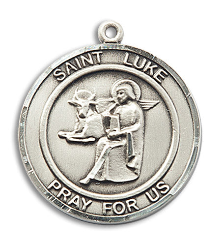 Sterling Silver Saint Luke the Apostle Pendant