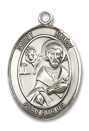 Sterling Silver Saint Mark the Evangelizing Pendant