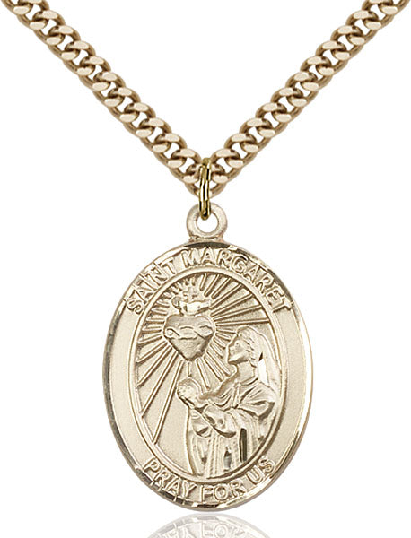 14kt Gold Filled Saint Margaret Mary Alacoque Pendant