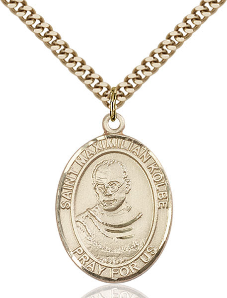 14kt Gold Filled Saint Maximilian Kolbe Pendant