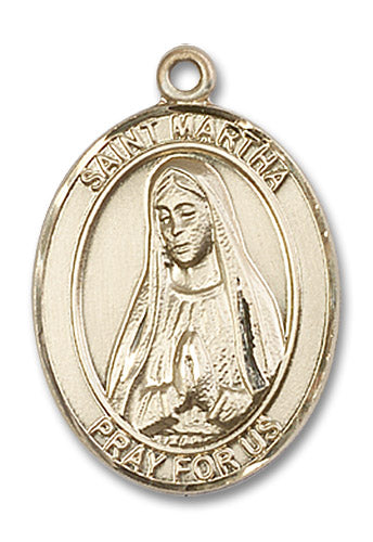 14kt Gold Saint Martha Medal