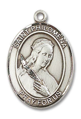 Sterling Silver Saint Philomena Pendant
