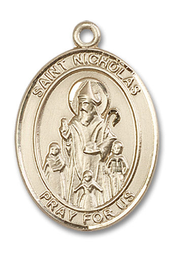 14kt Gold Filled Saint Nicholas Pendant