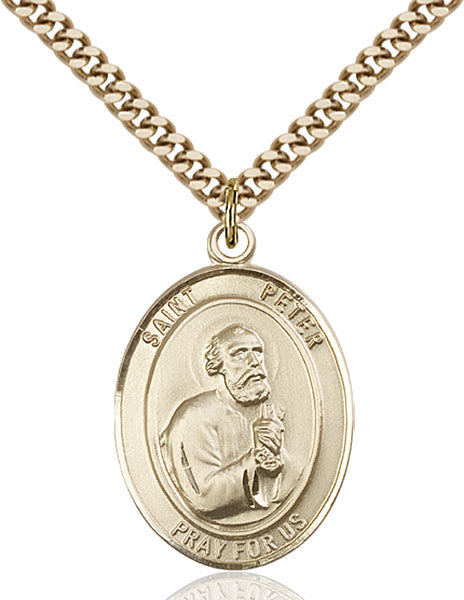 14kt Gold Filled Saint Peter the Apostle Pendant