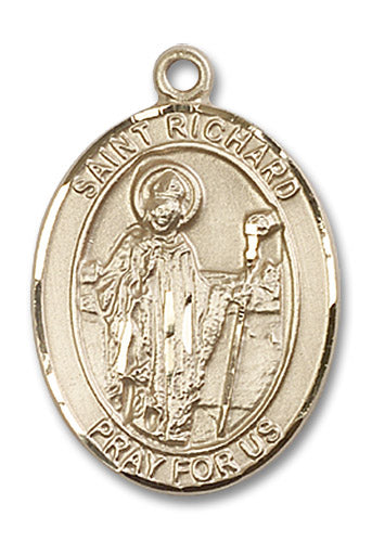 14kt Gold Filled Saint Richard Pendant