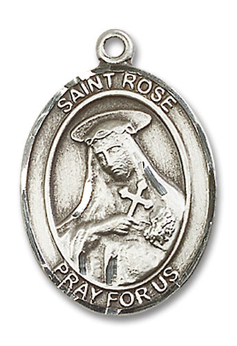 Sterling Silver Saint Rose of Lima Pendant