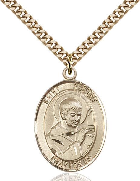 14kt Gold Filled Saint Robert Bellarmine Pendant