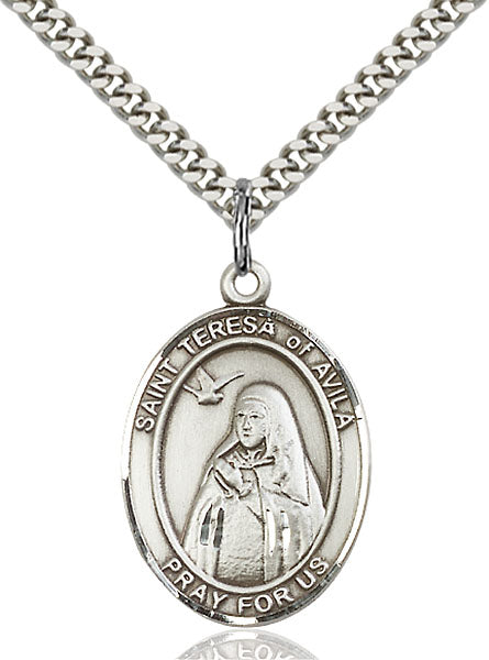 Sterling Silver Saint Teresa of Avila Pendant