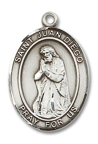 Sterling Silver Saint Juan Diego Pendant