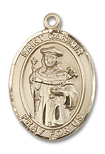 14kt Gold Filled Saint Casimir of Poland Pendant