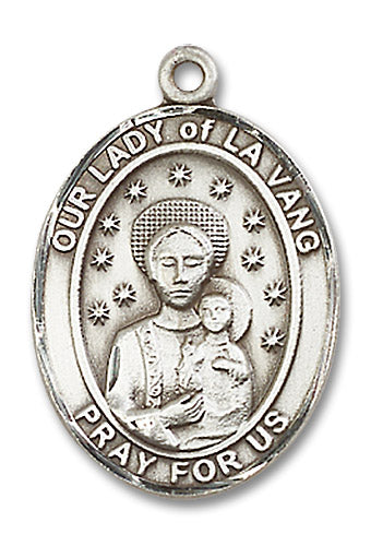 Sterling Silver Our Lady of La Vang Pendant