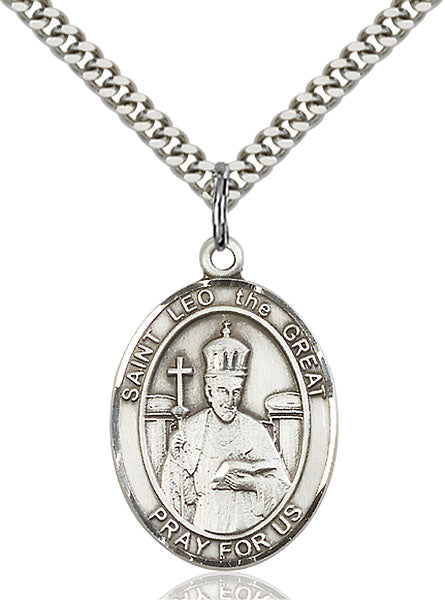 Sterling Silver Saint Leo the Great Pendant