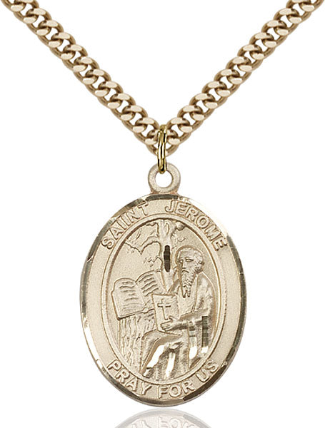 14kt Gold Filled Saint Jerome Pendant