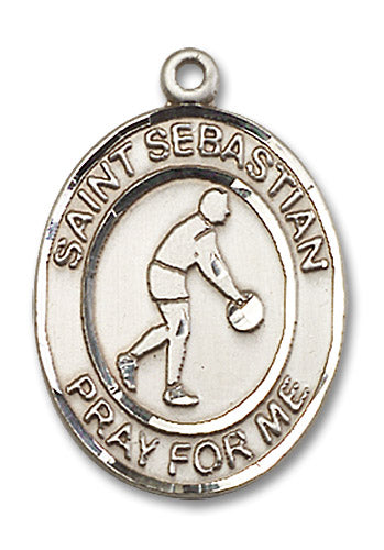 Sterling Silver Saint Sebastian Pendant