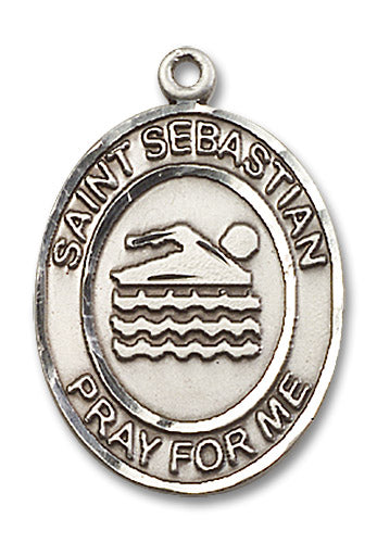 Sterling Silver Saint Sebastian Pendant