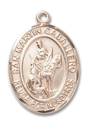 14kt Gold Filled San Martin Caballero Pendant