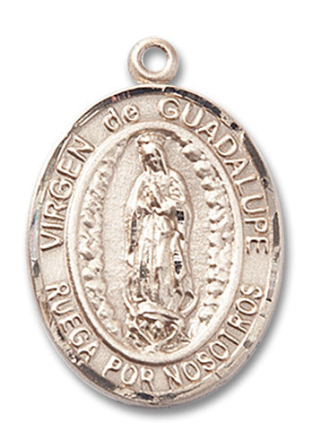 14kt Gold Virgen de Guadalupe Medal