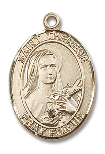 14kt Gold Filled Saint Therese of Lisieux Pendant
