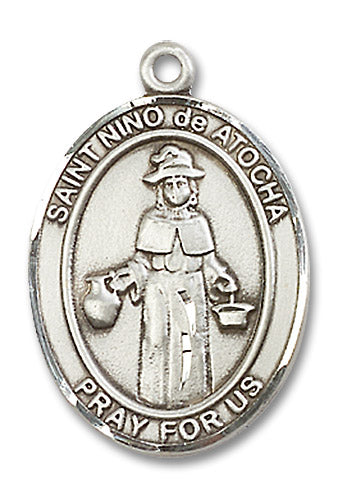 Sterling Silver Saint Nino de Atocha Pendant