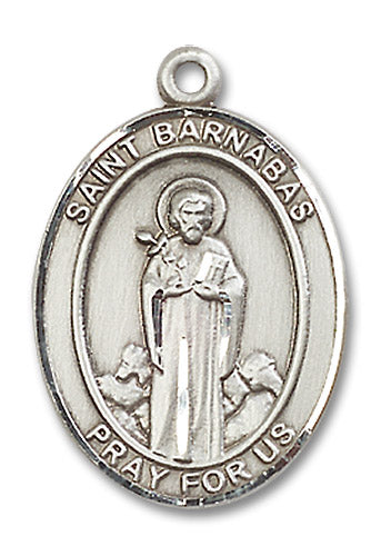 Sterling Silver Saint Barnabas Pendant