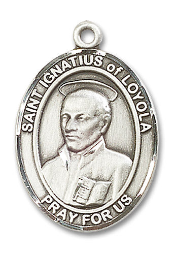 Sterling Silver Saint Ignatius of Loyola Pendant