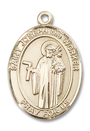 14kt Gold Filled Saint Joseph The Worker Pendant