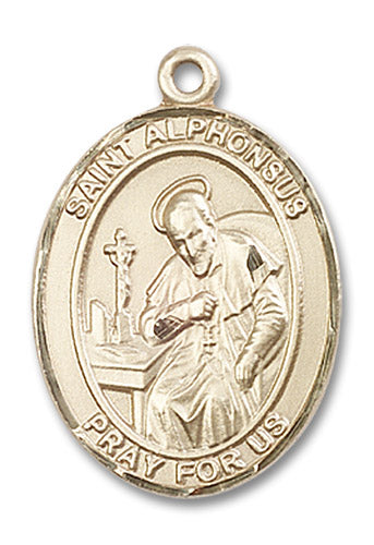 14kt Gold Filled Saint Alphonsus Pendant