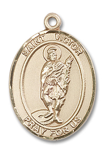 14kt Gold Filled Saint Victor of Marseilles Pendant