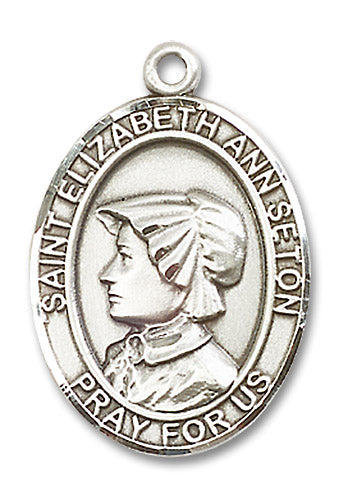 Sterling Silver Saint Elizabeth Ann Seton Pendant